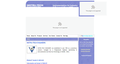 Desktop Screenshot of instrutechindia.com