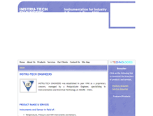 Tablet Screenshot of instrutechindia.com